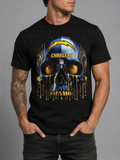 LA Chargers Skull Drip Graphic Tee