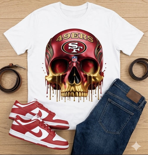 49ers Skull Graphic Tee
